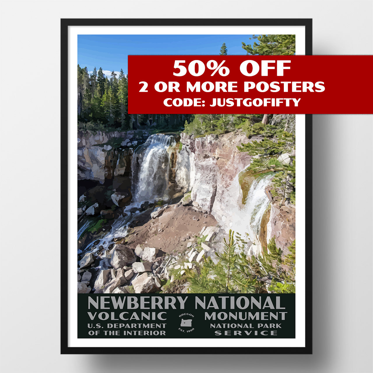 Newberry National Volcanic Monument poster