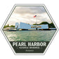 Pearl Harbor national memorial sticker