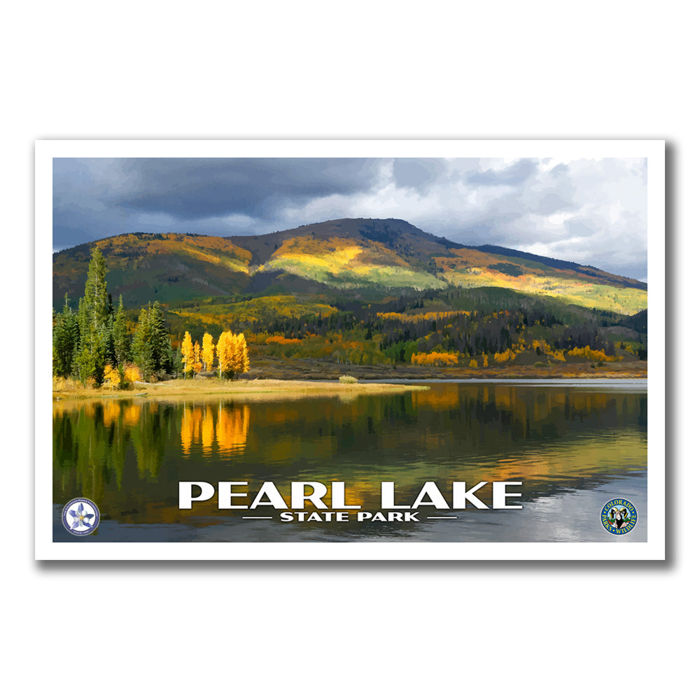Pearl Lake State Park Poster - WPA (Autumn) - CPF / PLSP