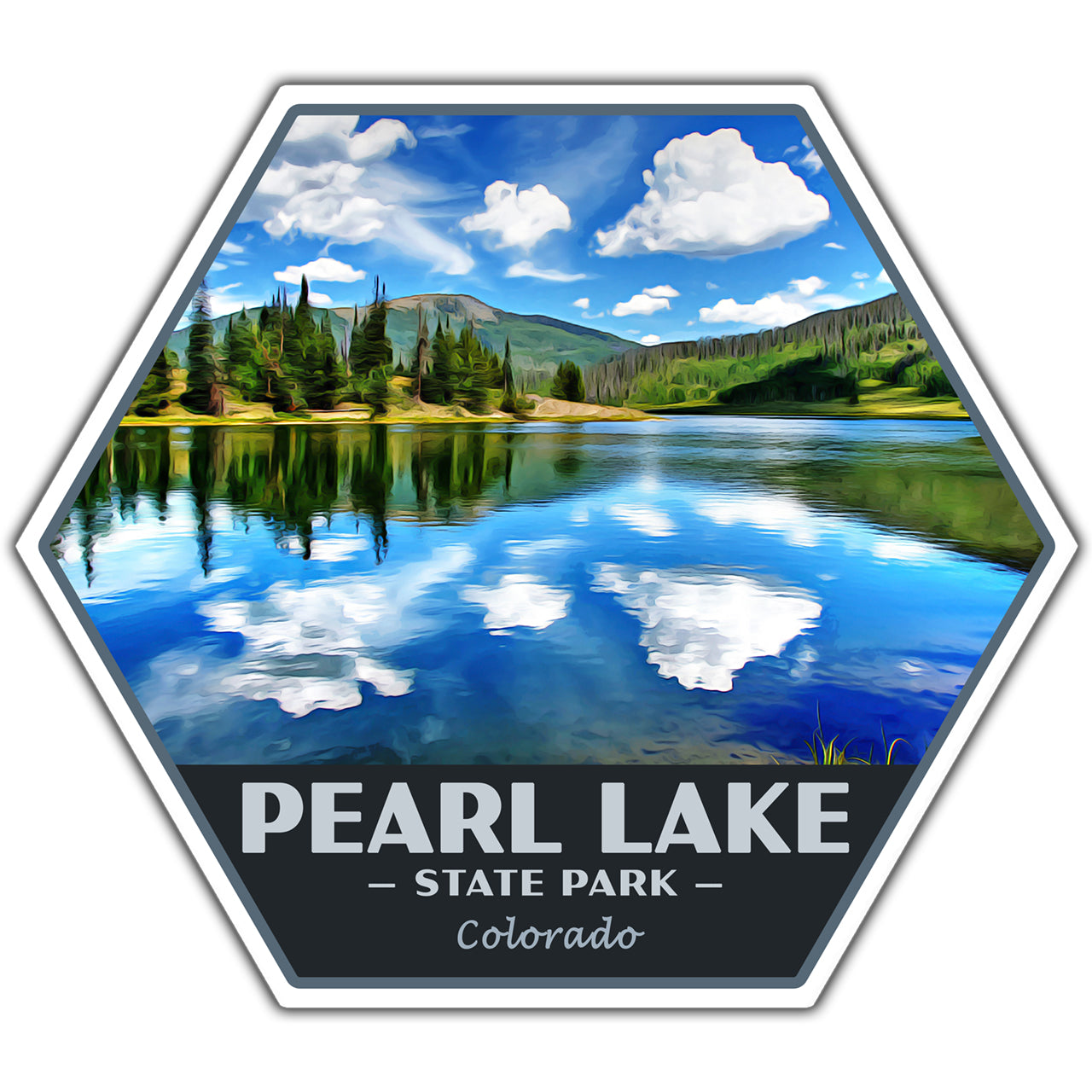 Pearl Lake state park sticker