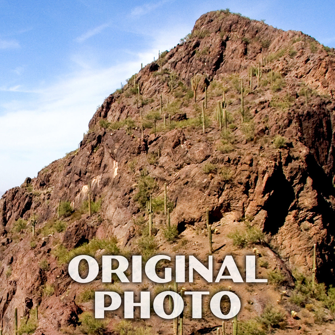 Picacho Peak State Park Poster-WPA (Peak View)