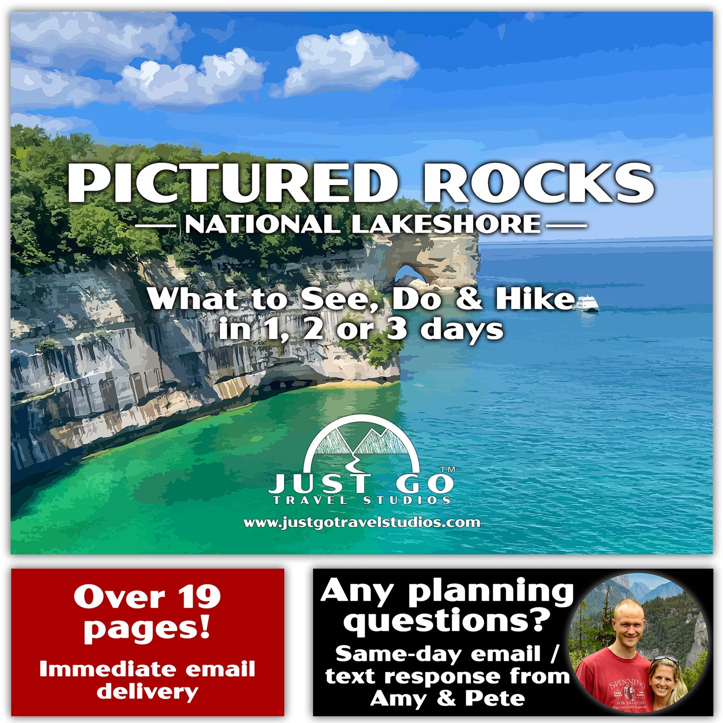 Pictured Rocks National Lakeshore Itinerary (Digital Download)