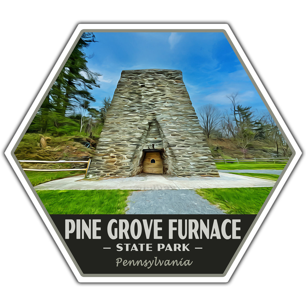 Pine Grove Furnace state park sticker