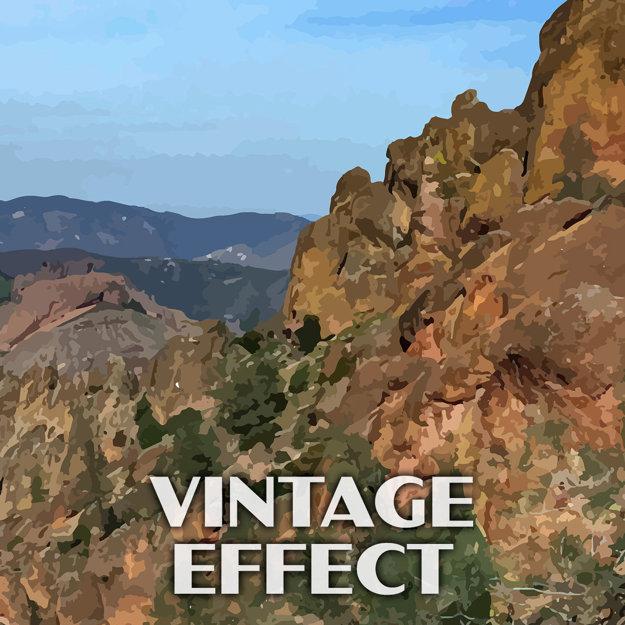 Pinnacles National Park Poster-WPA