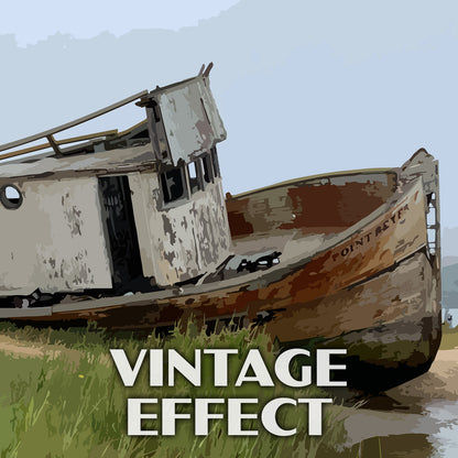 Point Reyes National Seashore Poster-WPA (Shipwreck)