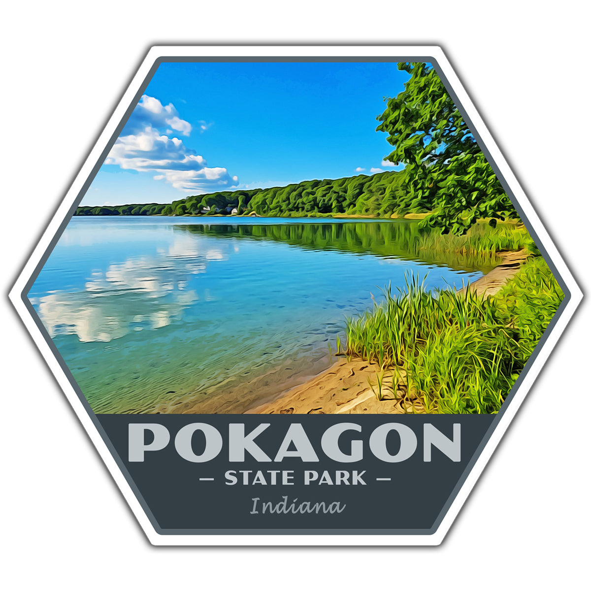 Pokagon state park sticker
