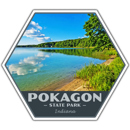 Pokagon state park sticker