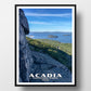 Acadia National Park Poster-WPA (Precipice Trail)