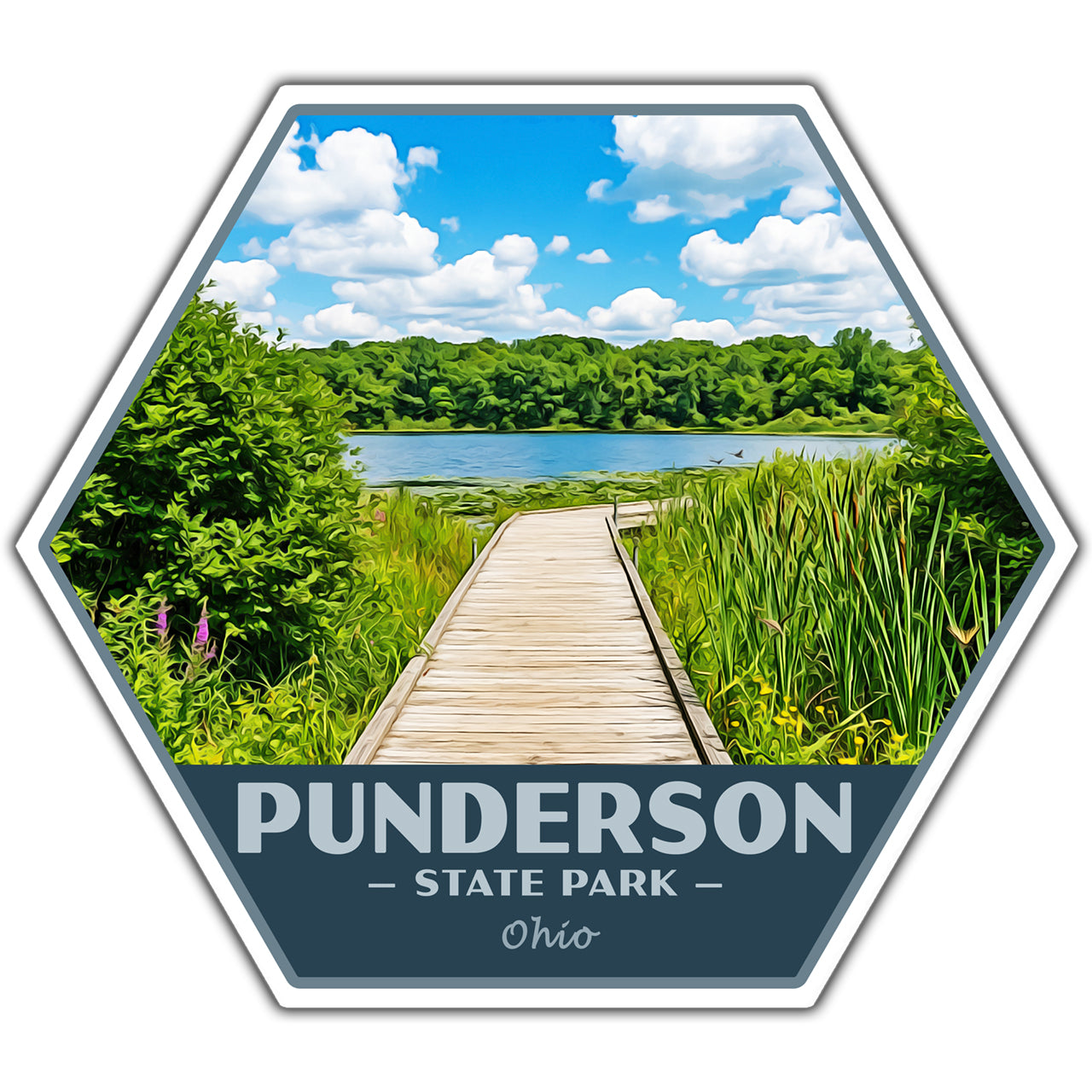 Punderson state park sticker