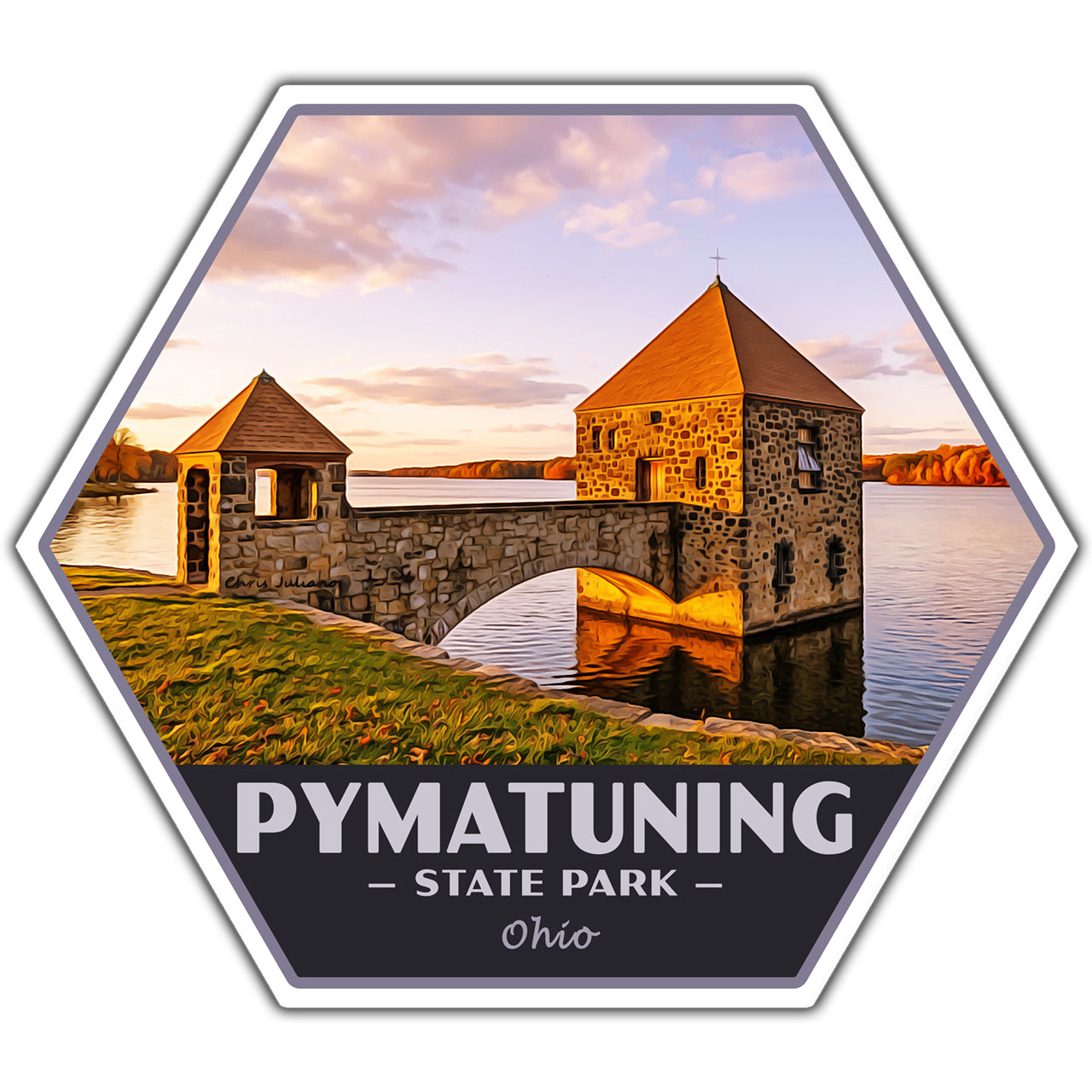 Pymatuning state park sticker