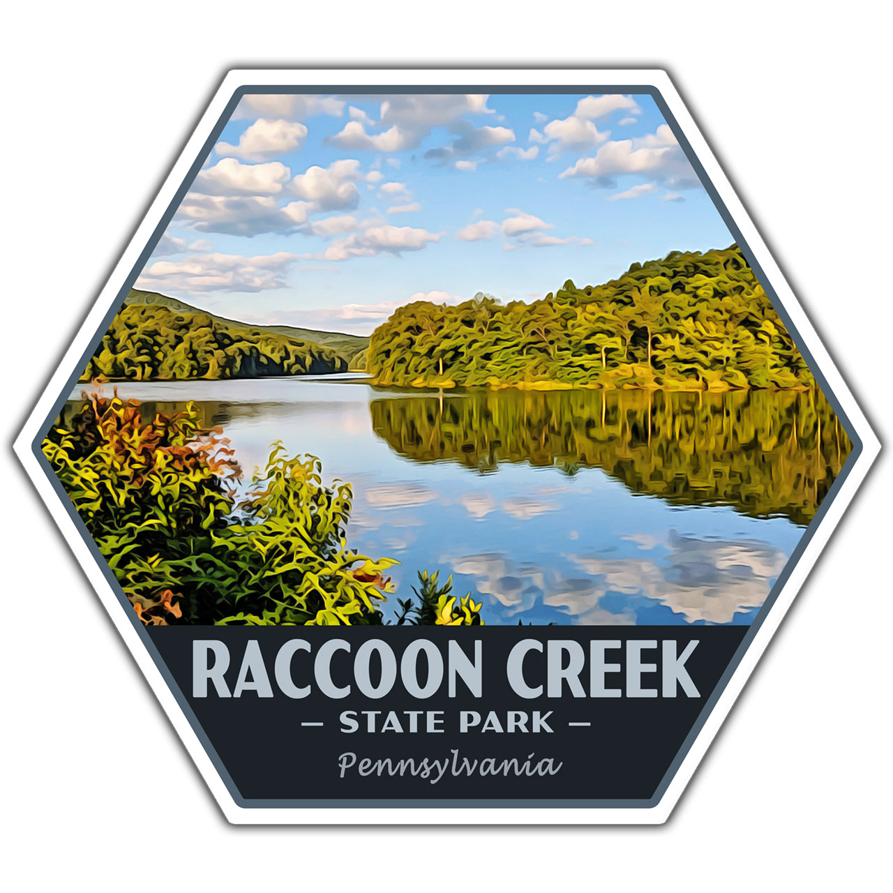 Raccoon Creek state park sticker