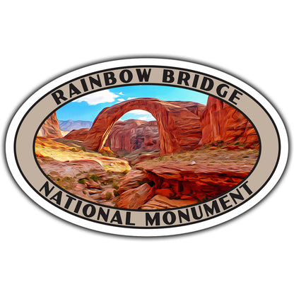 Rainbow Bridge national monument sticker