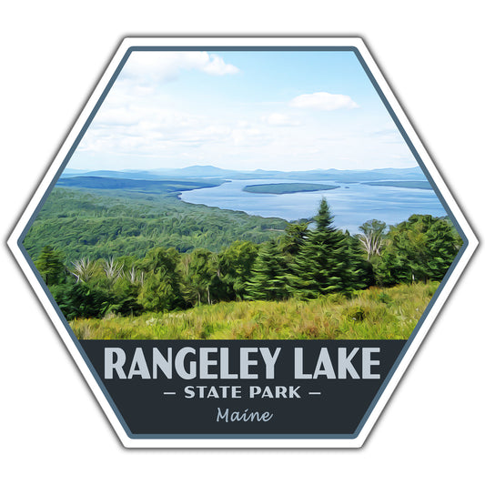 Rangeley Lake state park sticker