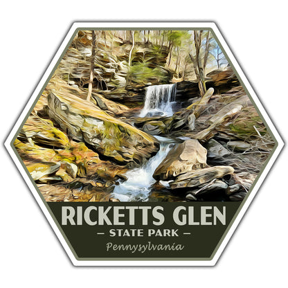 Ricketts Glen state park sticker