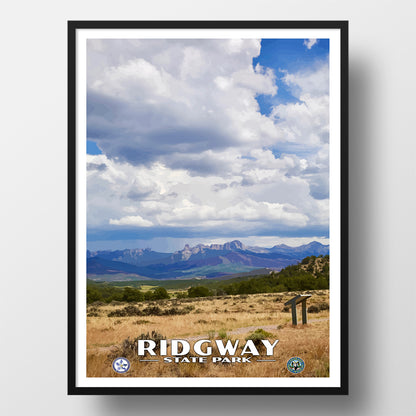 Ridgway State Park Poster - WPA (Distant View) - CPF / RSP