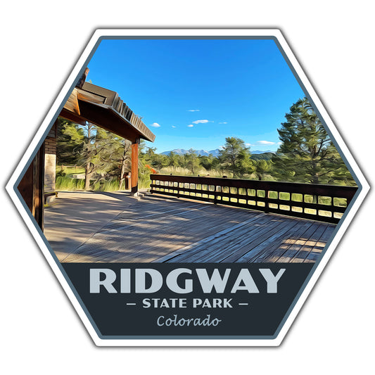 Ridgway state park sticker
