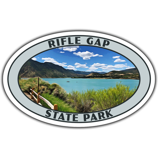 Rifle Gap state park sticker