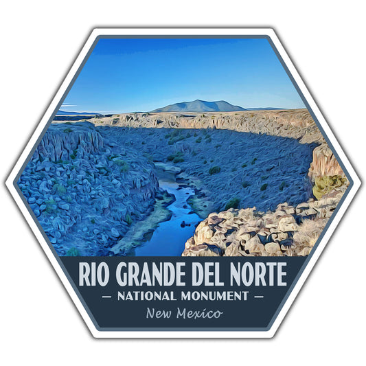 Rio Grande del Norte national monument sticker