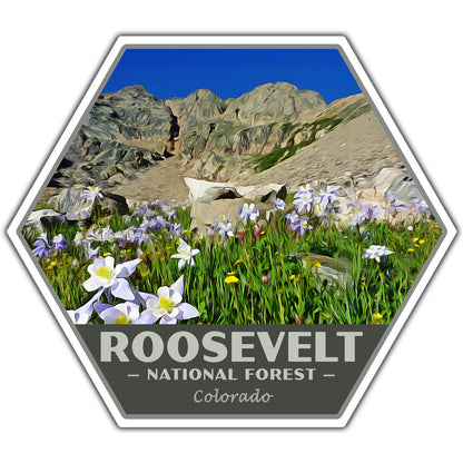 Roosevelt national forest sticker