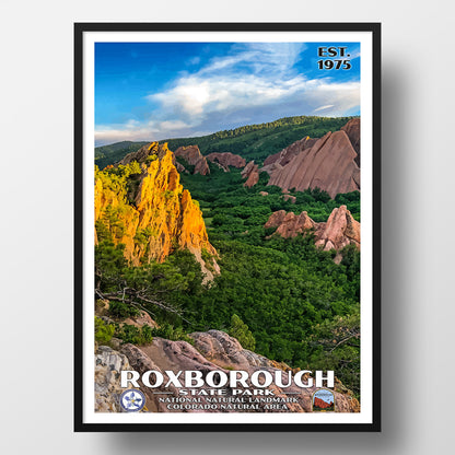 Roxborough State Park Poster - WPA (Lyons Spotlight) - CPF / FORSP