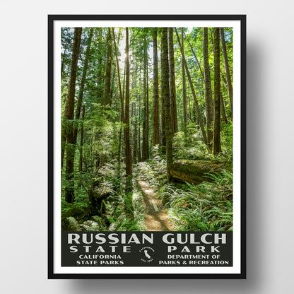 Russian Gulch State Park Poster