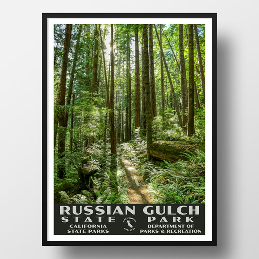 Russian Gulch State Park Poster