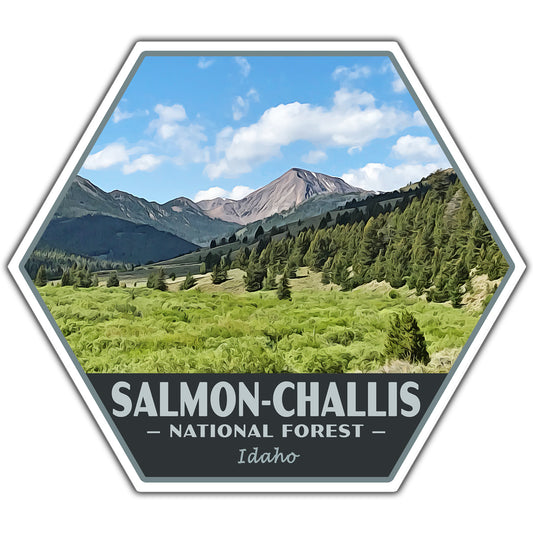 Salmon-Challis national forest sticker