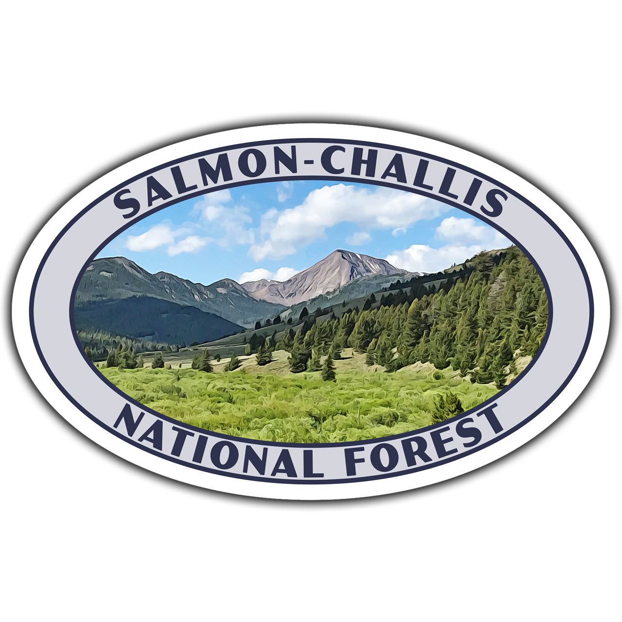 Salmon-Challis national forest sticker