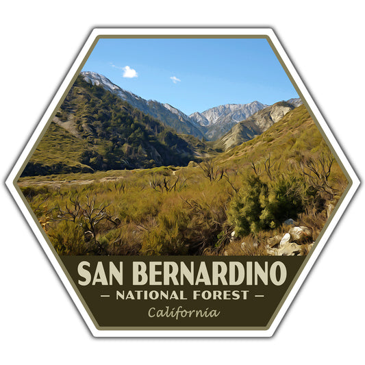 San Bernardino national park sticker