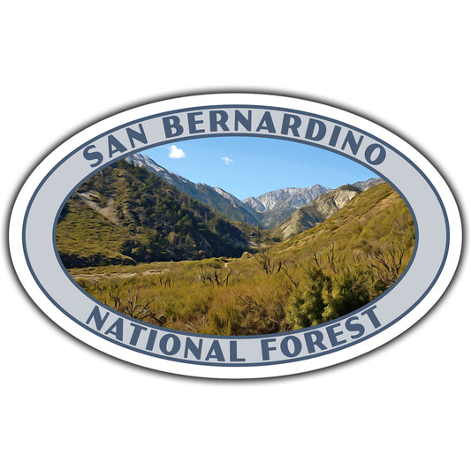 San Bernardino national forest sticker