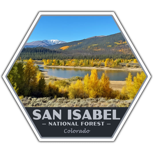 San Isabel national forest sticker