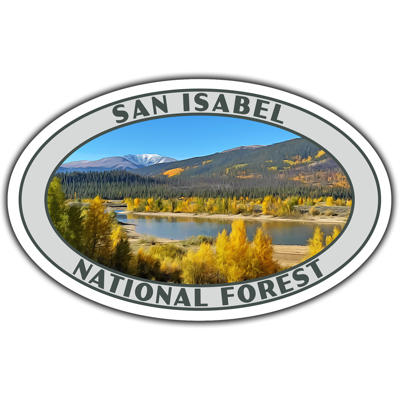San Isabel national forest sticker