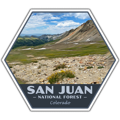 San Juan national forest sticker