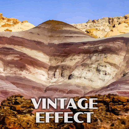 San Rafael Swell Poster-WPA (Painted View) (Utah State)