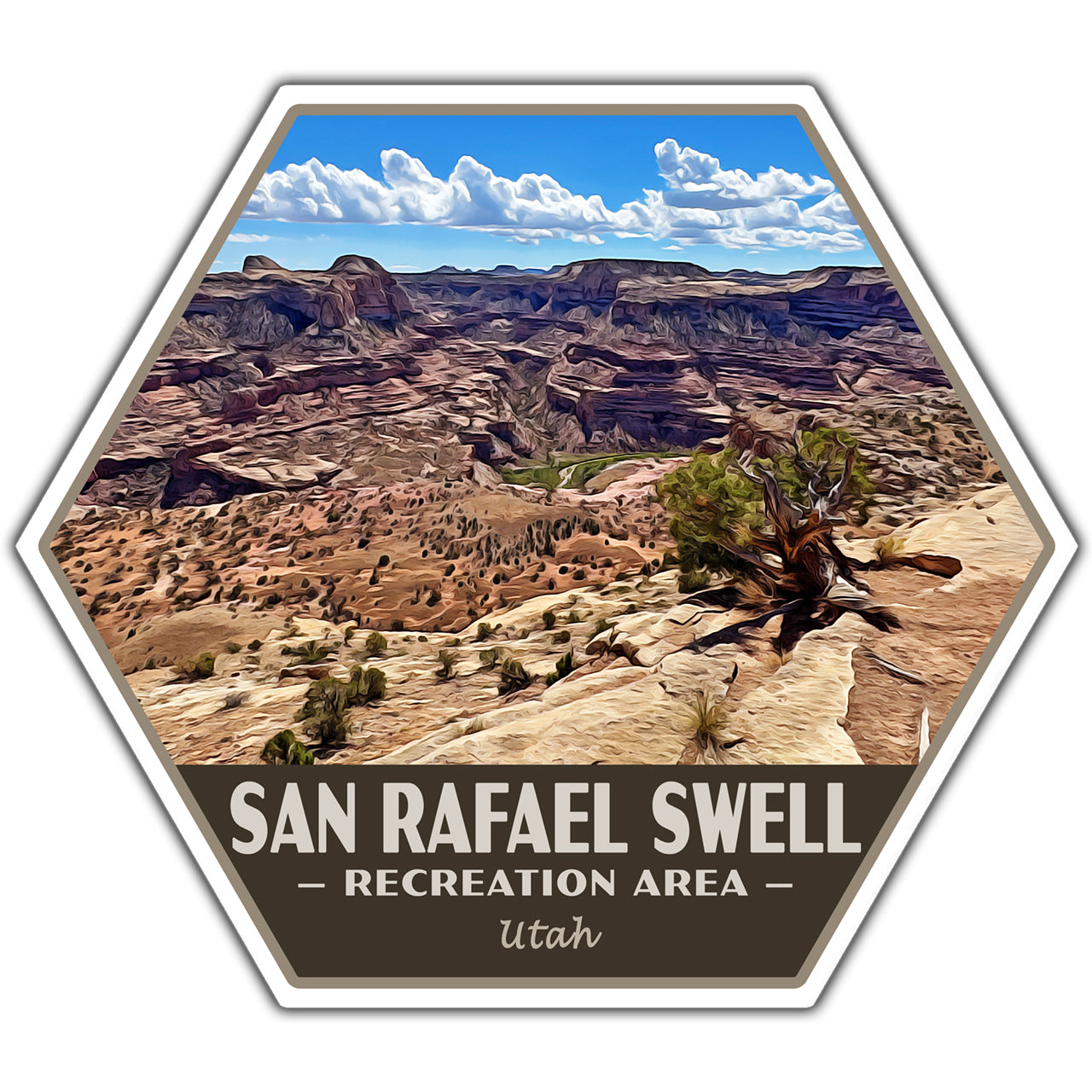 san rafael swell sticker