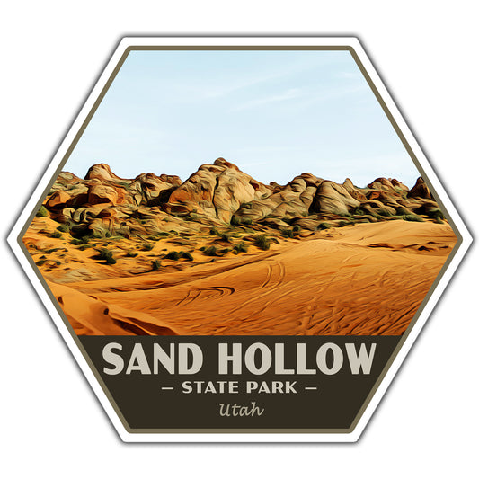 Sand Hollow state park sticker