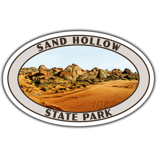 Sand Hollow state park sticker