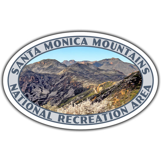 Santa Monica Mountains national recreation area sticker