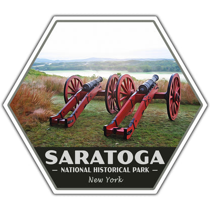 Saratoga national historical park sticker