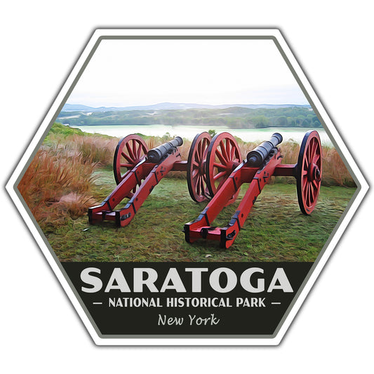 Saratoga national historical park sticker
