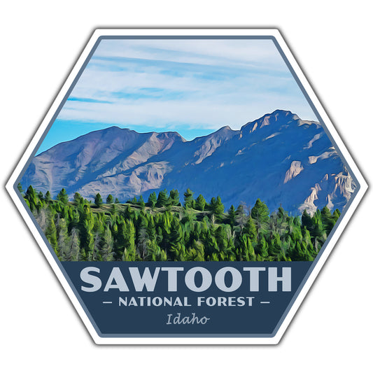 Sawtooth national forest sticker