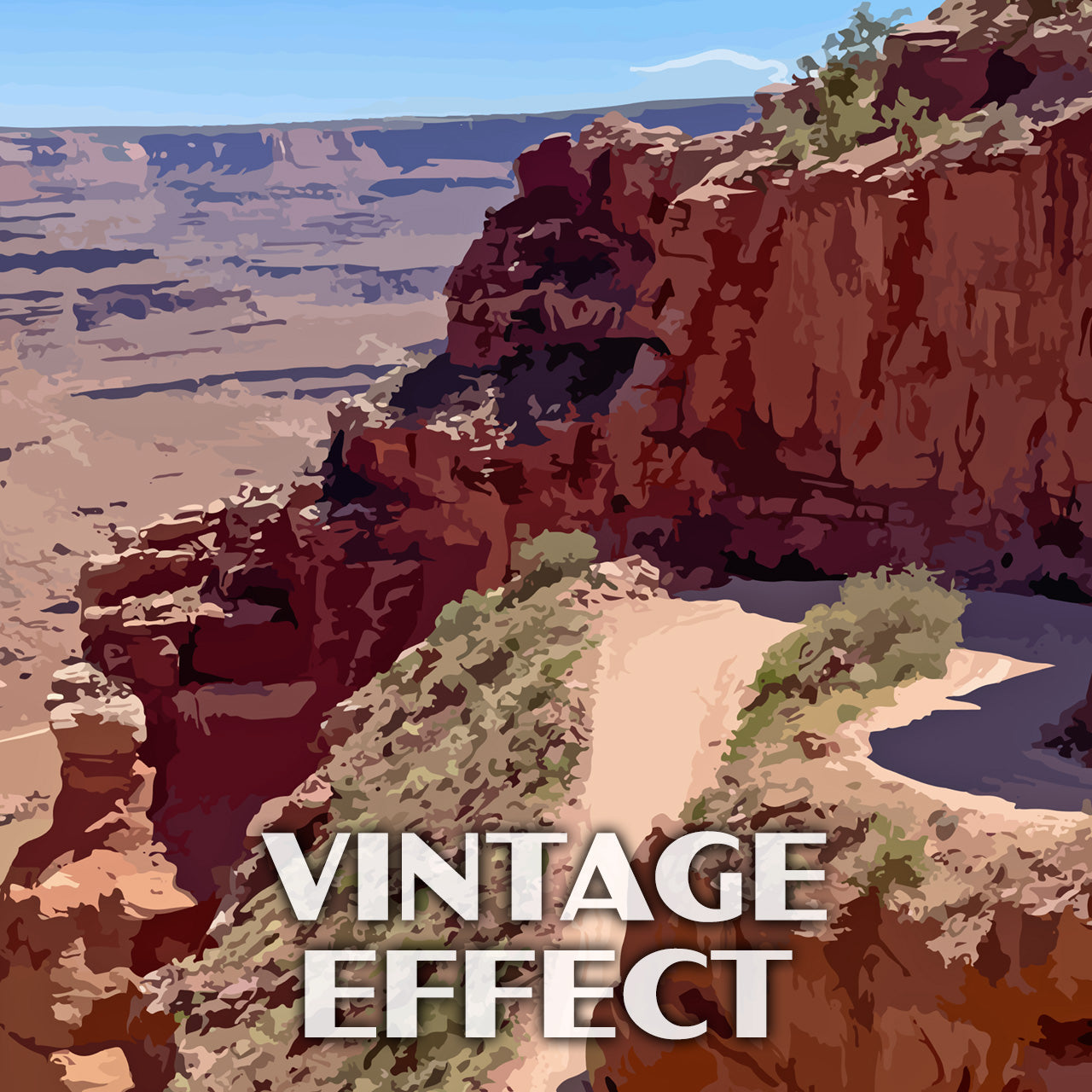 Canyonlands National Park Poster-WPA (Shafer Trail)