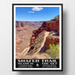 shafer trail poster canyonlands national park poster