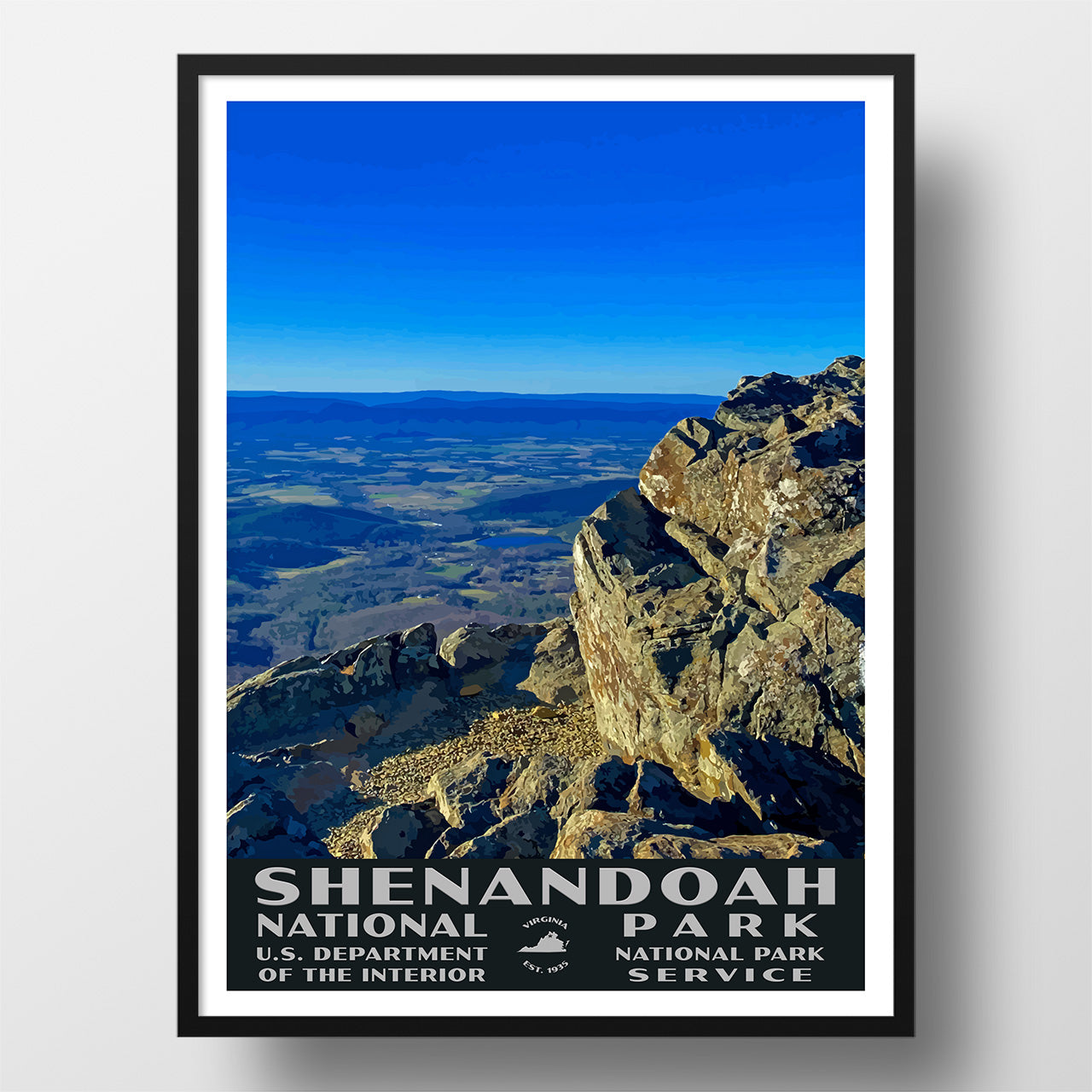 shenandoah national park poster