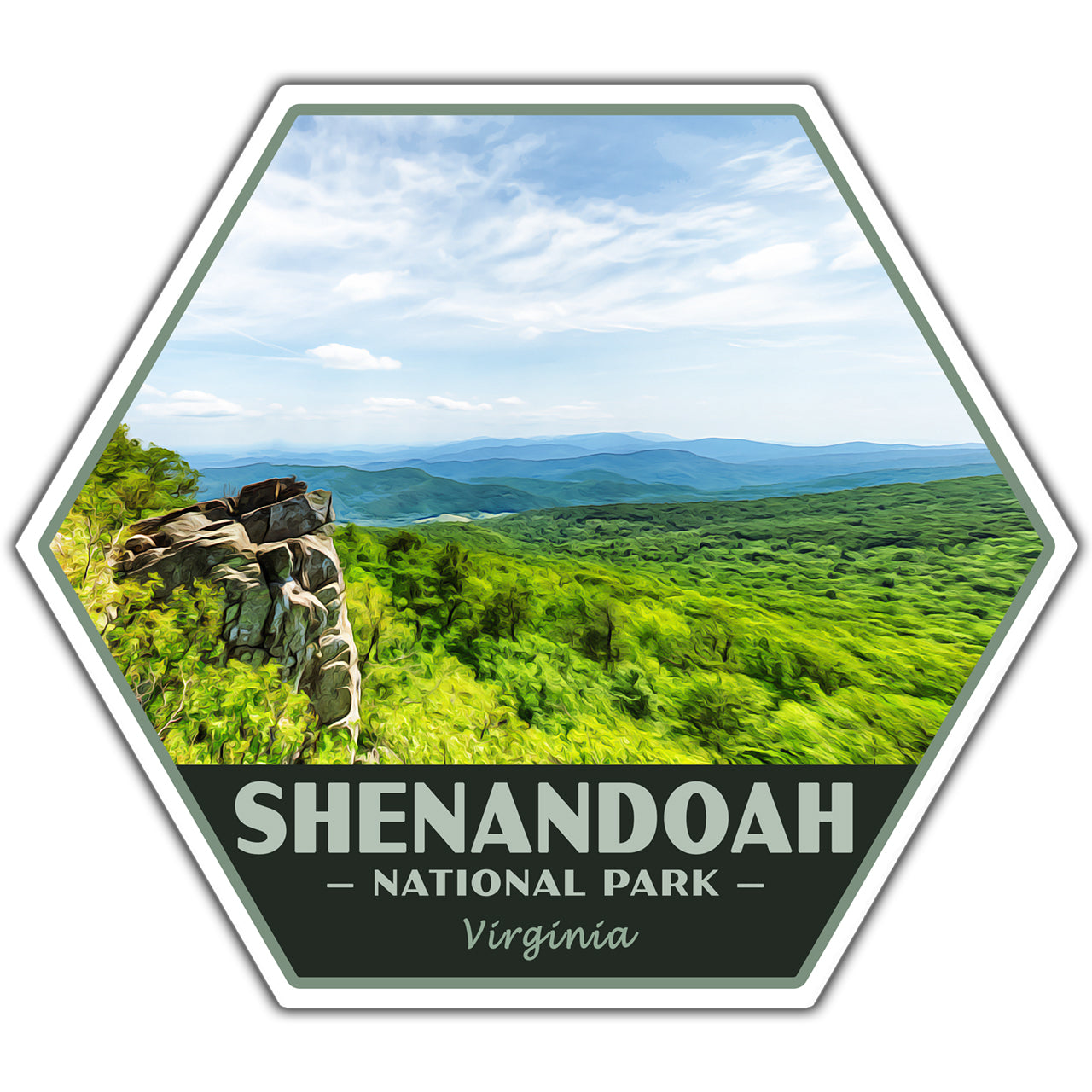 Shenandoah National Park Sticker