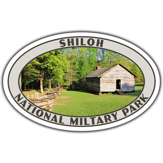 Shiloh national military park sticker