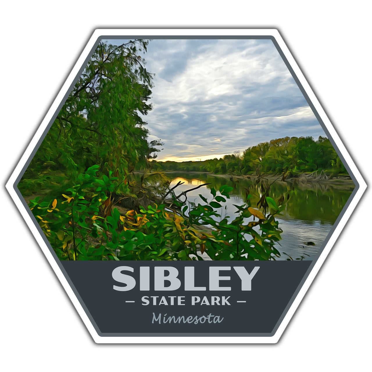 Sibley state park sticker