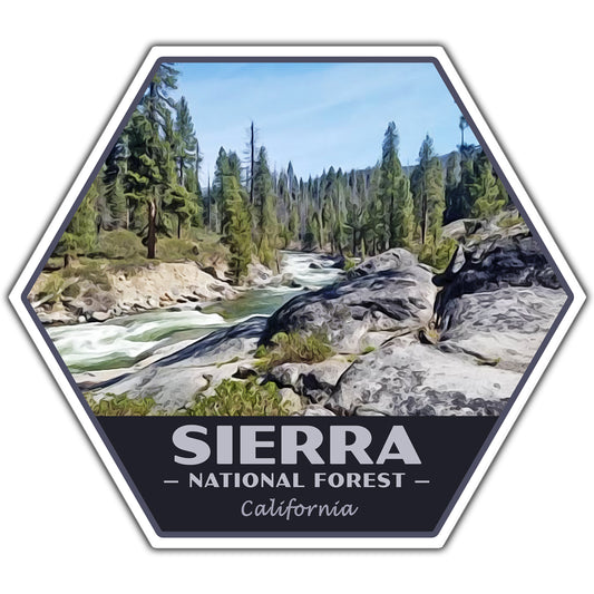 Sierra national forest sticker