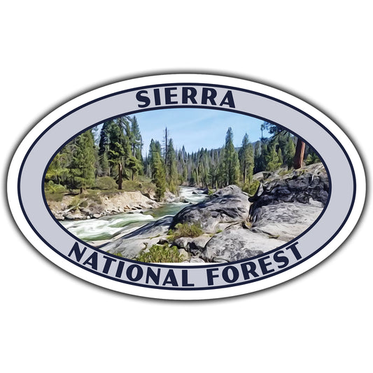 Sierra national forest sticker