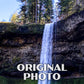 Silver Falls State Park Poster-WPA (Silver Falls in the Spring)